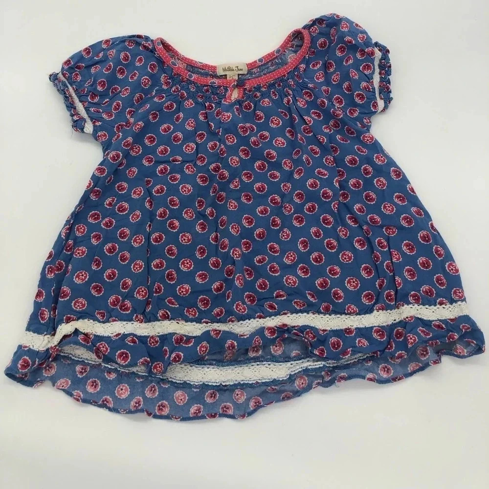 Matilda Jane Darci Peasant Top Size 4 Girls